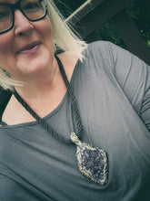 Load image into Gallery viewer, Mystic Echo Necklace / Amethyst Cluster