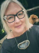 Load image into Gallery viewer, Moonstone Mist Necklace / Agate