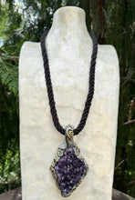 Load image into Gallery viewer, Mystic Echo Necklace / Amethyst Cluster