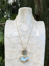 Load image into Gallery viewer, Mermaids Intuition Necklace / Labradorite / Larimar