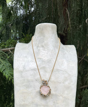 Load image into Gallery viewer, Love What Is Necklace / Rose Quartz