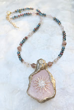 Load image into Gallery viewer, Soleil Necklace / Rose Quartz