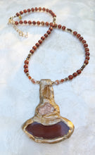 Load image into Gallery viewer, The Sacred Act Necklace / Citrine / Orange Calcite / Agate