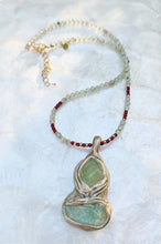 Load image into Gallery viewer, The Unfolding Necklace / Green Calcite