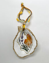 Load image into Gallery viewer, Crystal Inspired Wine Bottle Charm / Oyster Shell Ornament