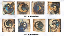 Load image into Gallery viewer, Moon - Travertine Tile Coasters