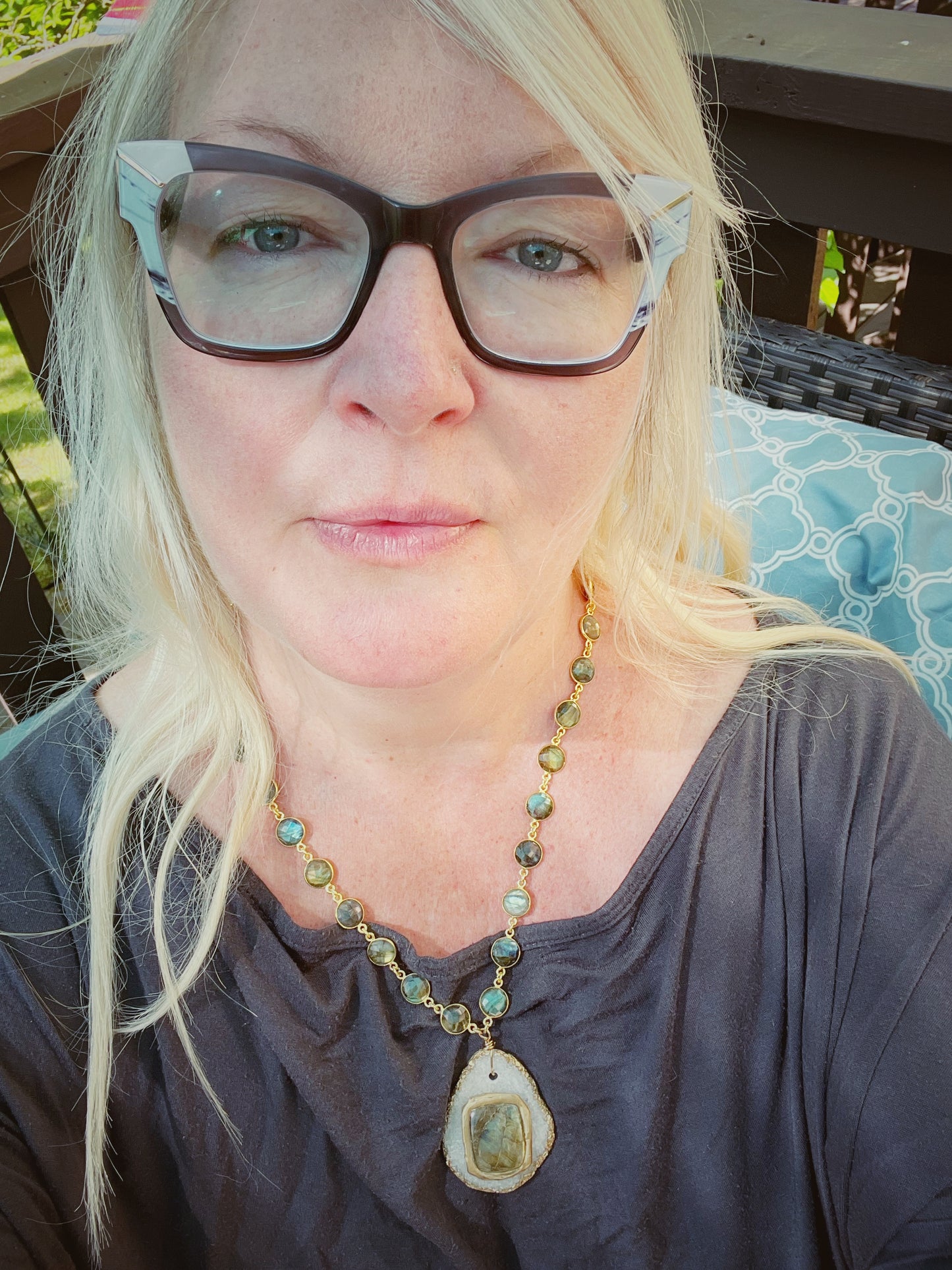 The Ray of Light Necklace / Labradorite