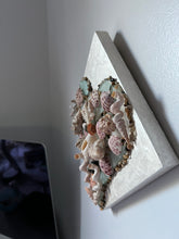 Load image into Gallery viewer, HEARTFELT GIFT OF THE SEA / Sea Glass / Shells / Wall Decor / Wall Art