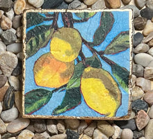 Load image into Gallery viewer, Travertine Tile Coasters (set of 4)