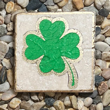 Load image into Gallery viewer, Travertine Tile Coasters (set of 4)