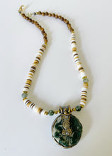 Load image into Gallery viewer, Seeds of Becoming Necklace / Moss Agate