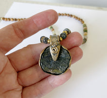 Load image into Gallery viewer, Whispers of Growth Necklace / Moss Agate