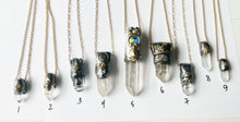 Load image into Gallery viewer, Clarity Healing Energizing Necklaces / Clear Quartz