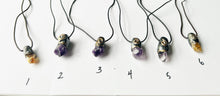 Load image into Gallery viewer, A little bit of Peace A little bit of Light Necklaces / Amethyst / Citrine