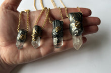 Load image into Gallery viewer, Clarity Healing Energizing Necklaces / Clear Quartz