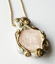 Load image into Gallery viewer, Love What Is Necklace / Rose Quartz