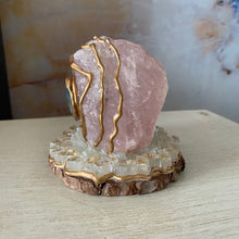 Load image into Gallery viewer, Trusting Love & Intuition / Rose Quartz / Labradorite / Home Decor / Gift of Good Intention