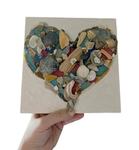 Load image into Gallery viewer, THE GIFT OF THE SEA / Sea Glass / Shells / Wall Decor / Wall Art