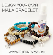 Load image into Gallery viewer, Design Your Own Mala Bracelet - 27 Beads - Prayer Beads - Intention Bracelet - Simple Reminder

