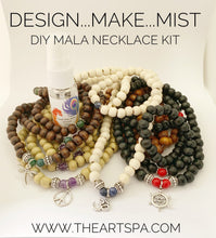 Load image into Gallery viewer, Design..Make..Mist - DIY Necklace Kit - Create Your Own Mala Necklace - DIY Kit - 108 Beads - Prayer Beads - Custom Mala Necklace Kit

