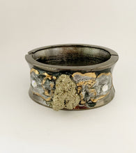 Load image into Gallery viewer, Goddess of Clarity..Manifestation...Focus Bracelet / Pewter / Quartz / Polymer Clay