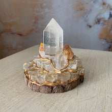 Load image into Gallery viewer, Mystical Manifest / Citrine / Clear Quartz / Home Decor / Gift of Good Intention