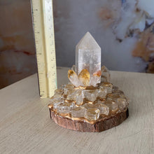 Load image into Gallery viewer, Mystical Manifest / Citrine / Clear Quartz / Home Decor / Gift of Good Intention