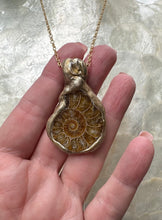 Load image into Gallery viewer, The Eternal Spiral Necklace / Ammonite
