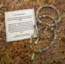 Load image into Gallery viewer, The Lightworker - Labradorite / Swarovski Crystal
