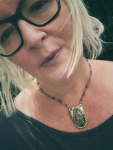 Load image into Gallery viewer, Passionately Intuitive Necklace / Labradorite / Garnet

