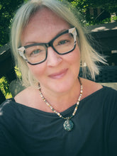 Load image into Gallery viewer, Seeds of Becoming Necklace / Moss Agate
