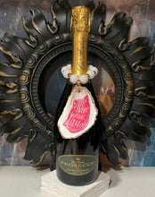 Load image into Gallery viewer, Wine Bottle Charm / Oyster Shell Ornament
