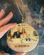 Load image into Gallery viewer, Custom Wooden Photo Ornament
