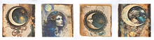 Load image into Gallery viewer, Moon - Travertine Tile Coasters
