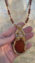 Load and play video in Gallery viewer, The Sacred Keeping Necklace / Agate
