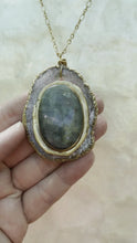Load and play video in Gallery viewer, Mystical Light Necklace / Labradorite
