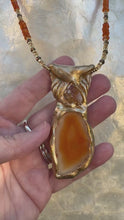 Load and play video in Gallery viewer, Ignited Necklace / Citrine / Agate
