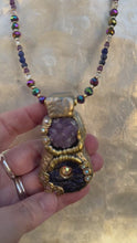 Load and play video in Gallery viewer, The Oracle Necklace / Amethyst / Sodalite
