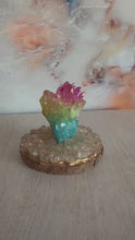 Load and play video in Gallery viewer, Seraphina / Aqua Aura Quartz / Home Decor
