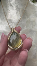 Load and play video in Gallery viewer, Honoring the Light Within Necklace / Labradorite
