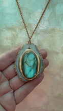 Load and play video in Gallery viewer, Divine Light Necklace / Labradorite

