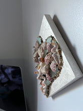 Load image into Gallery viewer, HEARTFELT GIFT OF THE SEA / Sea Glass / Shells / Wall Decor / Wall Art
