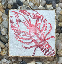 Load image into Gallery viewer, Travertine Tile Coasters (set of 4)
