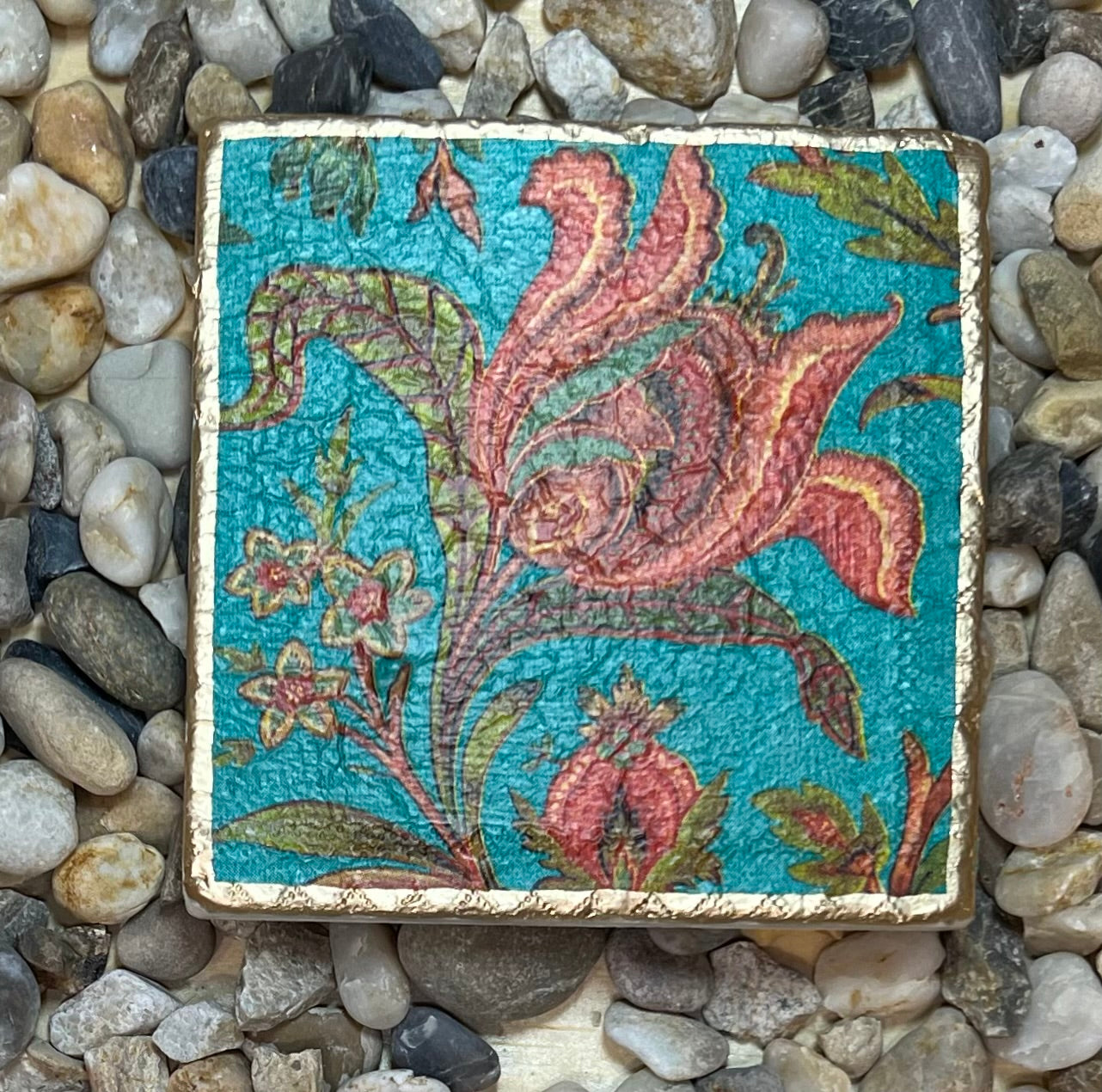 Travertine Tile Coaster (mix and match)