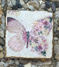 Load image into Gallery viewer, Travertine Tile Coasters (set of 4)
