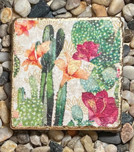 Load image into Gallery viewer, Travertine Tile Coasters (set of 4)
