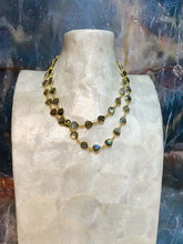 Load image into Gallery viewer, Heart Illumination Necklace / Labradorite
