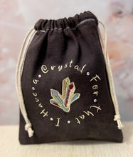 Load image into Gallery viewer, I Have A Crystal For That Embroidered Pouch

