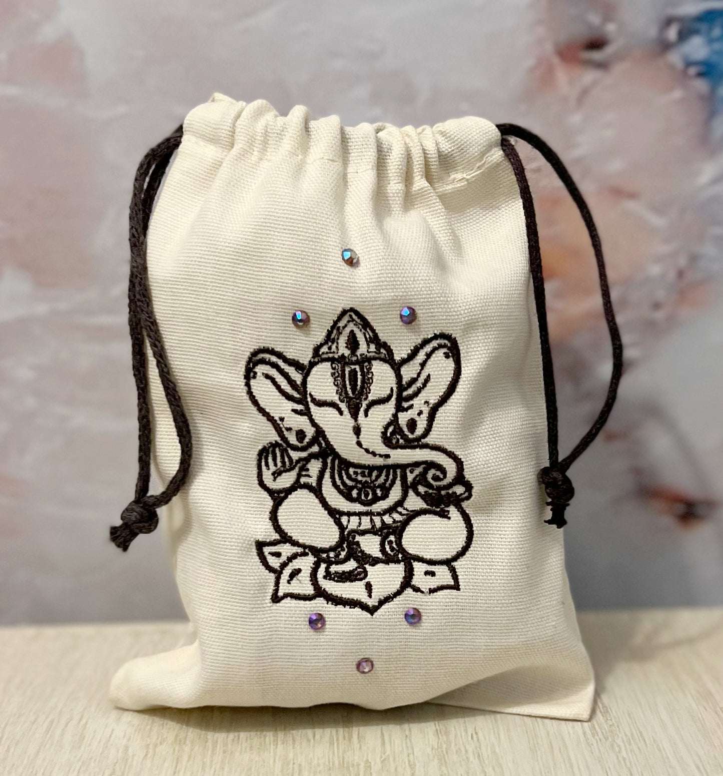 Ganesh Embroidered Pouch