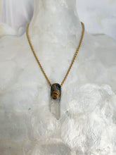 Load image into Gallery viewer, Clarity Healing Energizing Necklaces / Clear Quartz

